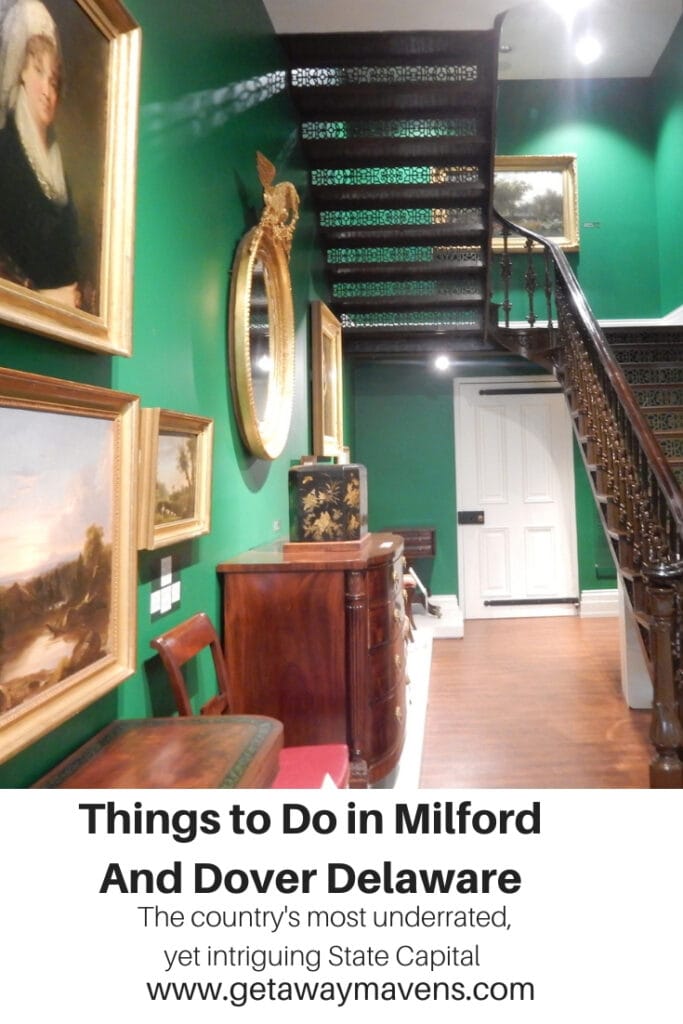 Milford and Dover Delaware Weekend Getaway Pinterest Pin