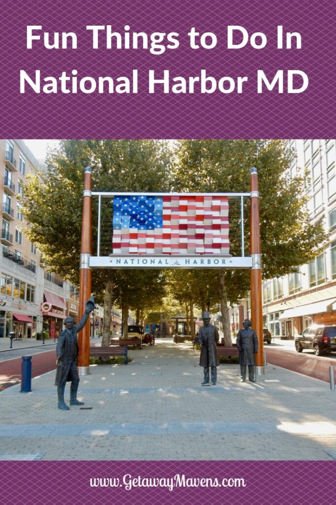 National Harbor MD Pinterest pin