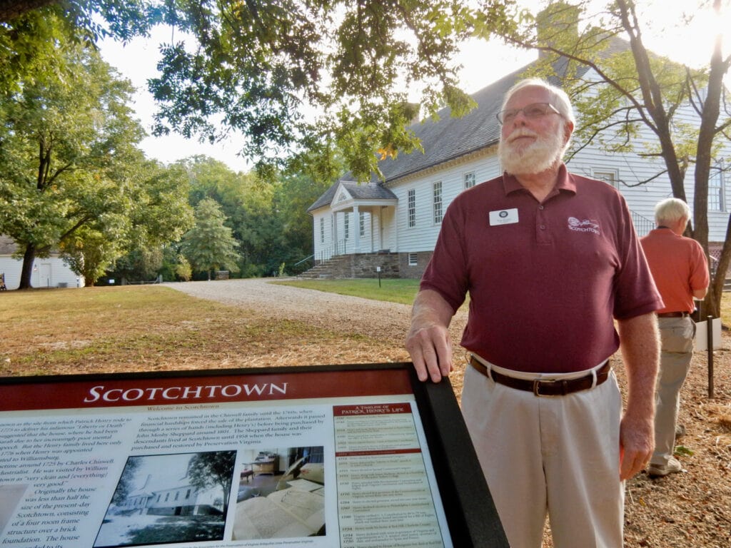 Scotchtown Guide Patrick Henry's home