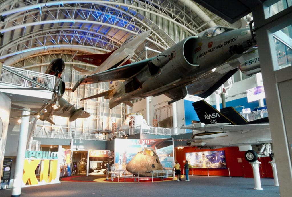 One of the Best Things to Do In Hampton VAisiting Virginia Air and Space Museum is