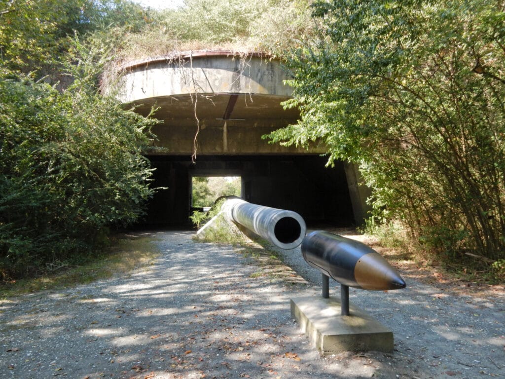 WWII Gun Barrel from the U.S.S. Missouri, Eastern Shore National Wildlife Refuge VA