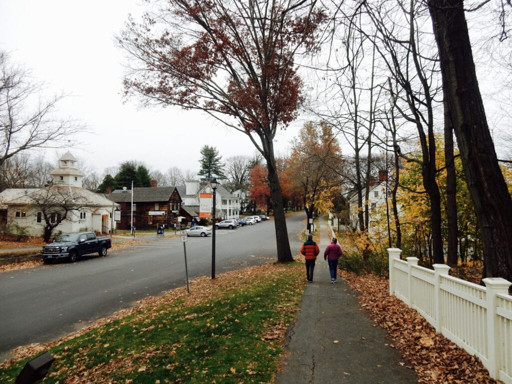 Strolling down Old Main St. Historic Deerfield MA