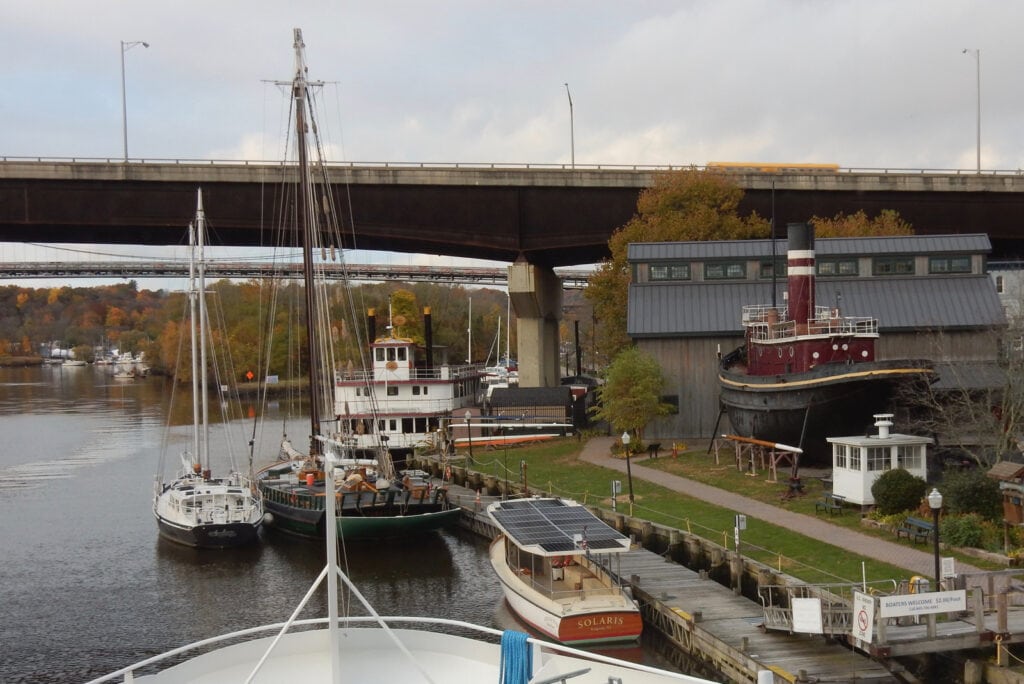Solaris and Sloop Clearwater in Kingston NY