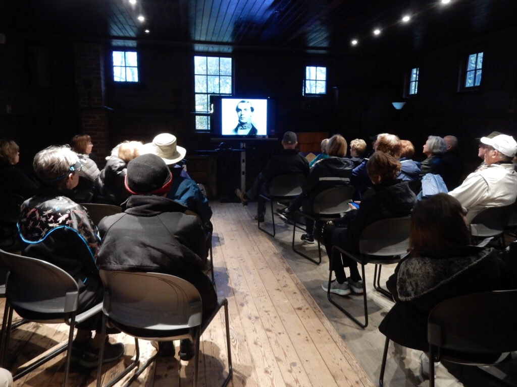 Olana Orientation video in Visitors Center Hudson NY