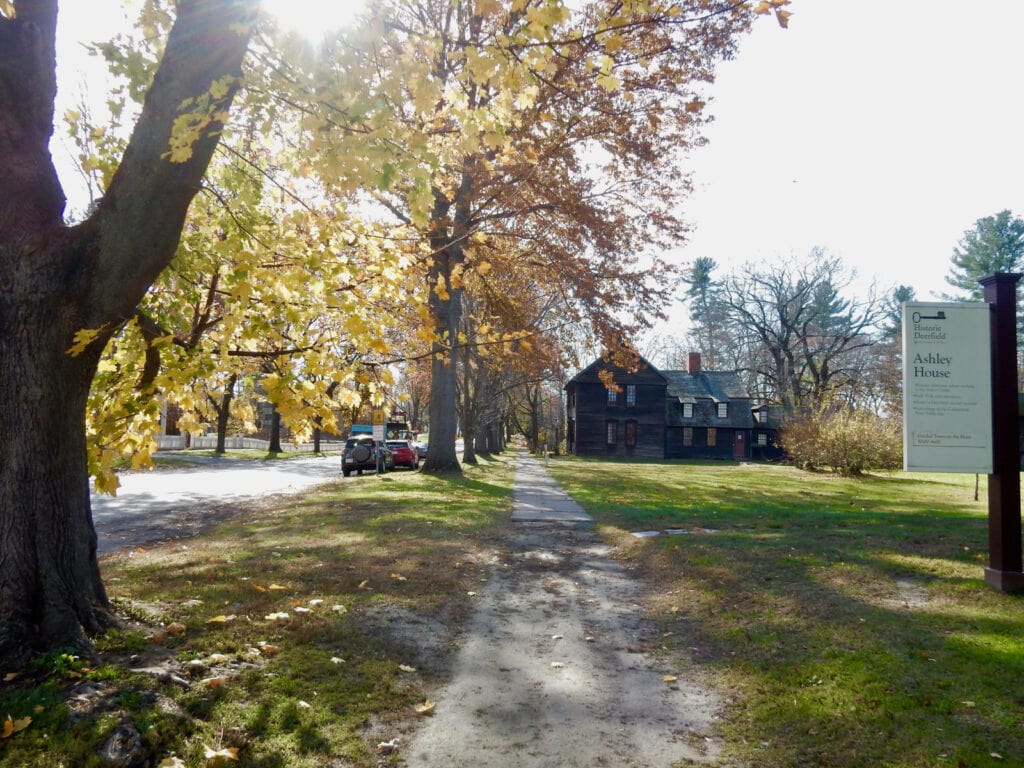 Old Main St Autumn Deerfield MA