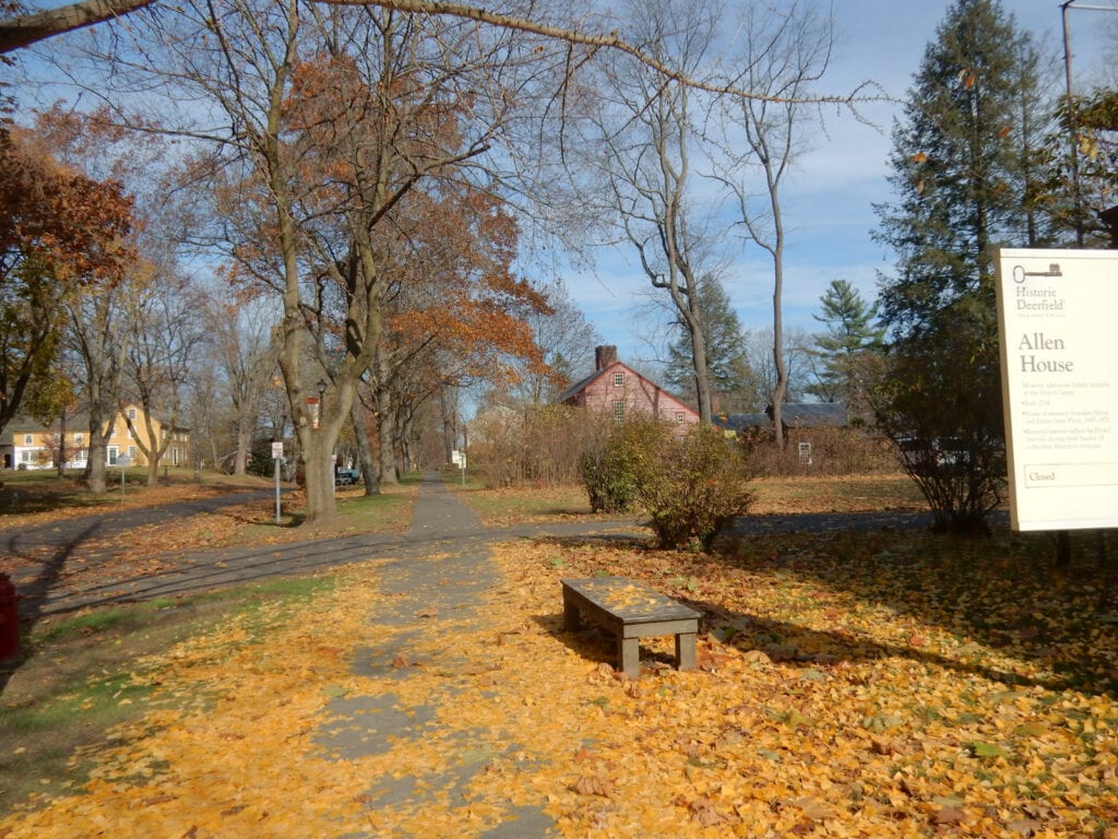 Leaves of Fall Old Main St. Historic Deerfield MA