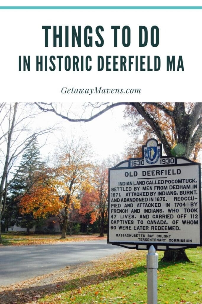 Historic Deerfield MA Pin