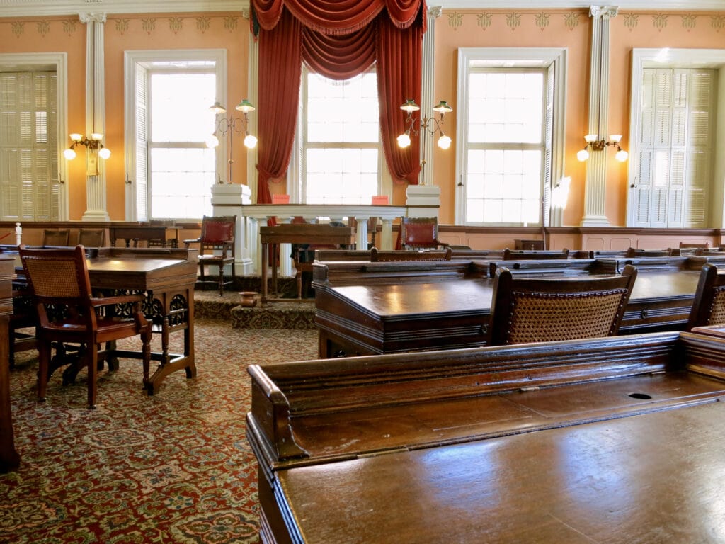 Courtroom Old State House Hartford CT