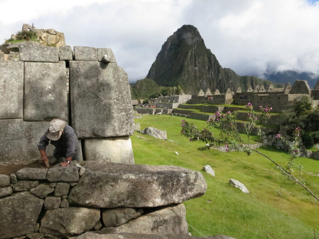 Inside Machu Pichu Peru