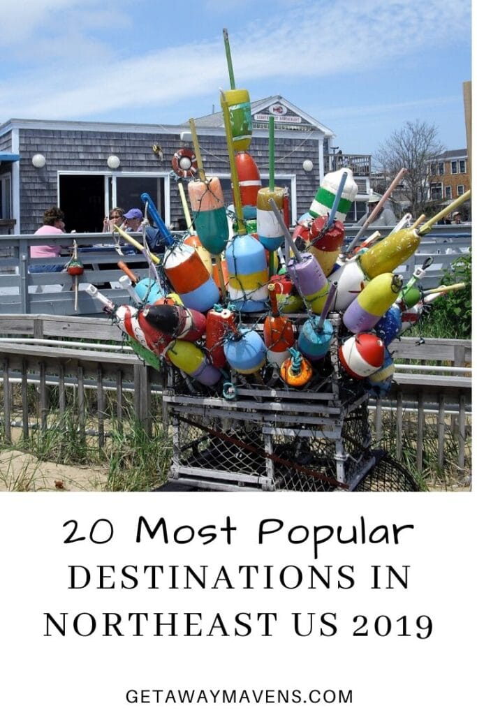 Popular Destinations in Northeast US 2019 Pin