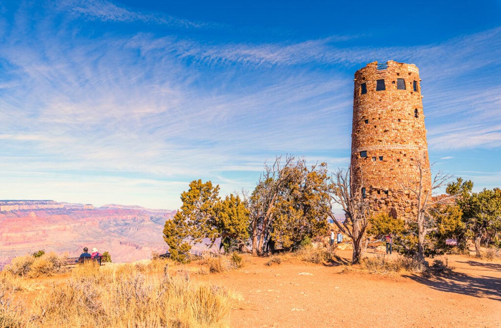 Deseret View Watchtower and Grand Canyon South Rim