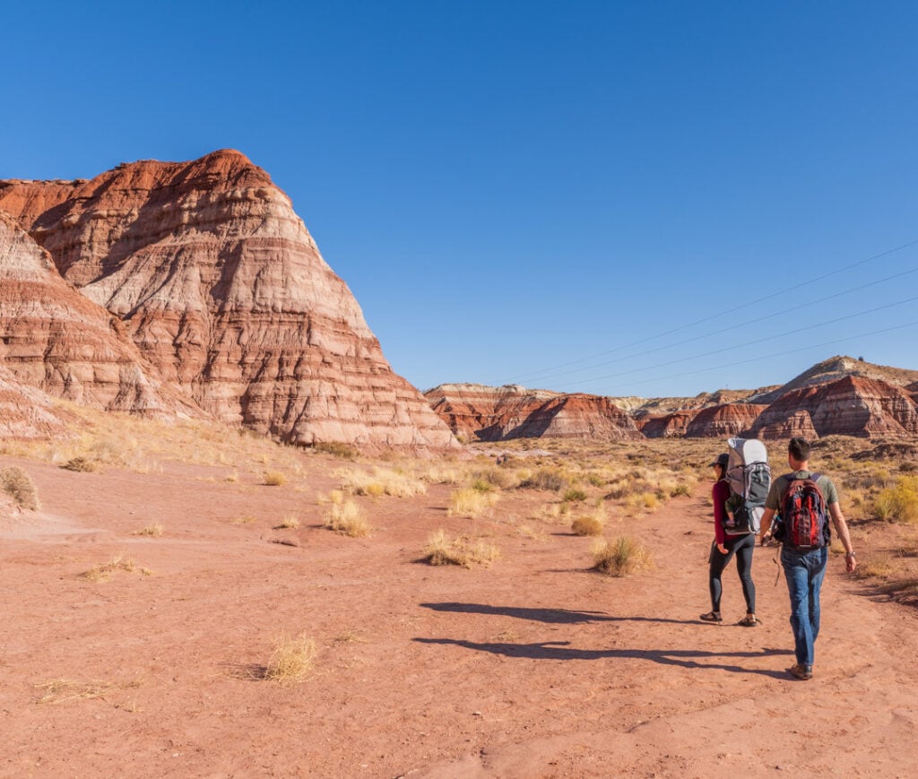 Hikers at Grand Staircase Escalante National Monument