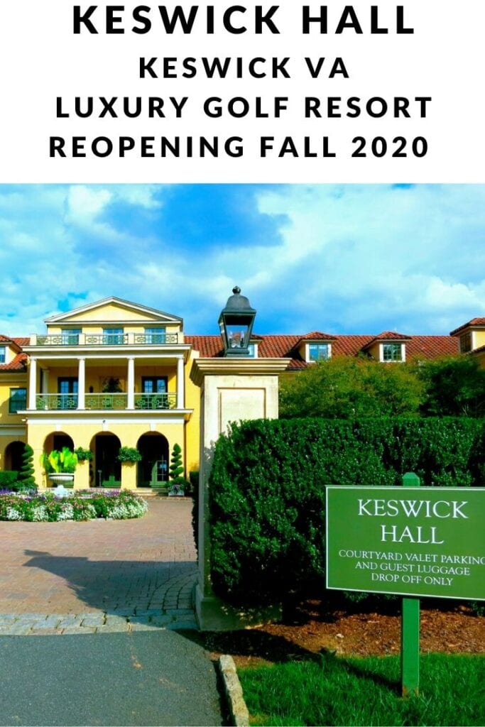 Keswick Hall VA Pin