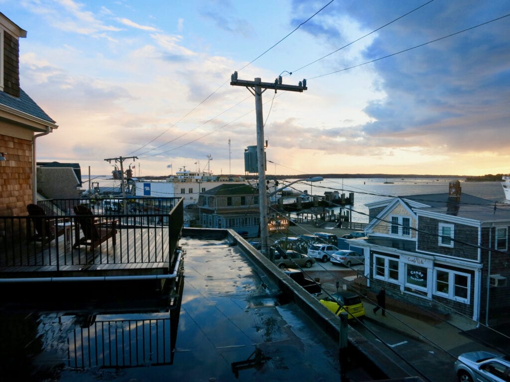 Sunrise from Woods Hole Inn