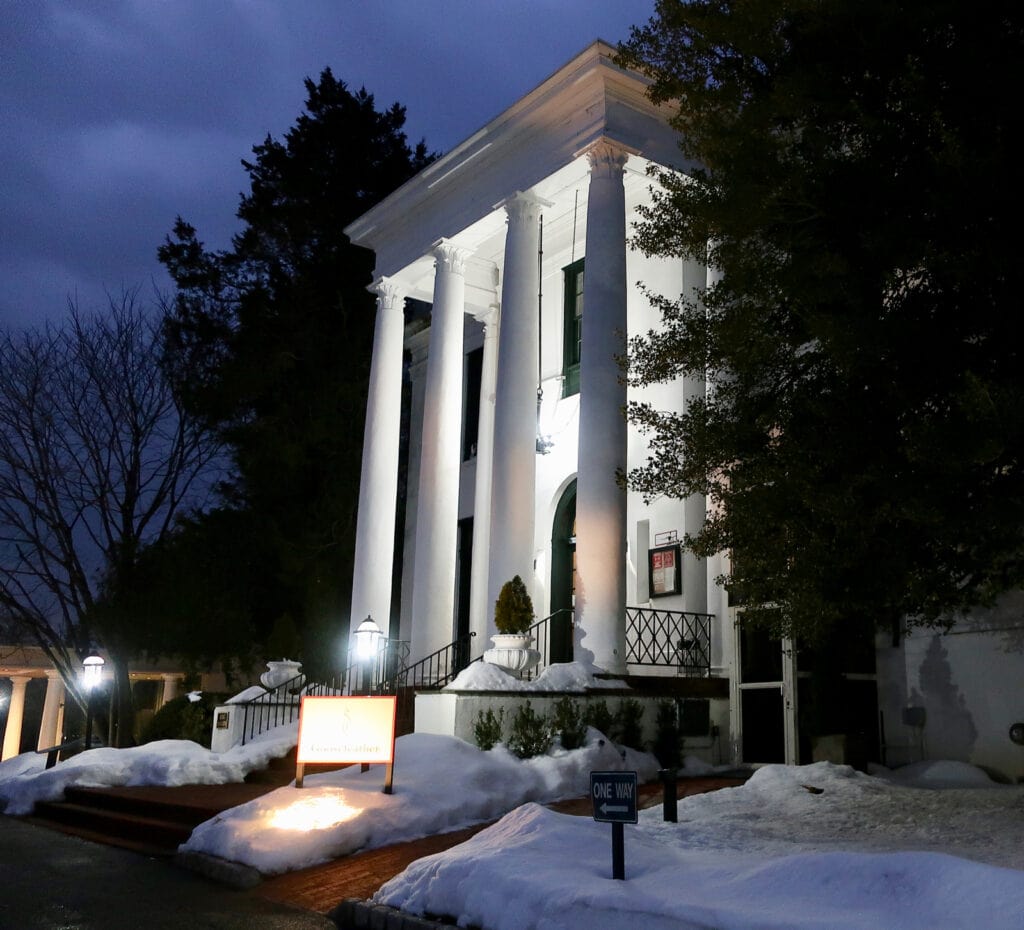 Goosefeather Restaurant in King Mansion at Tarrytown House NY