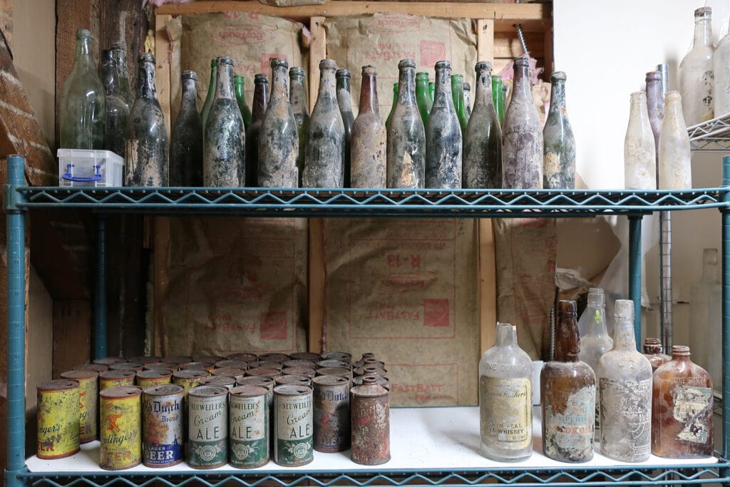 Bottles unearthed under The Continental Tavern Yardley PA