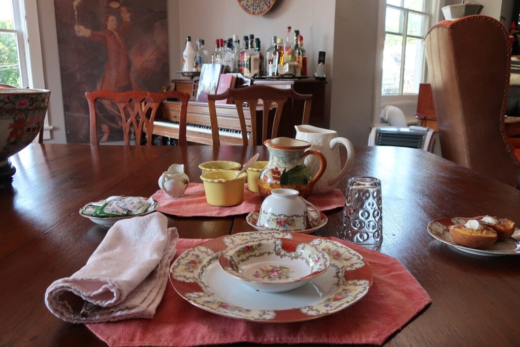 Breakfast Aaron Burr House New Hope PA