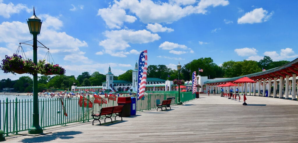 Rye Playland Boardwalk Beach NY