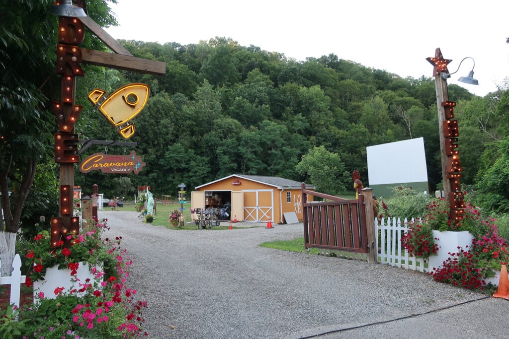 Four Brothers Drive In Entrance Amenia NY