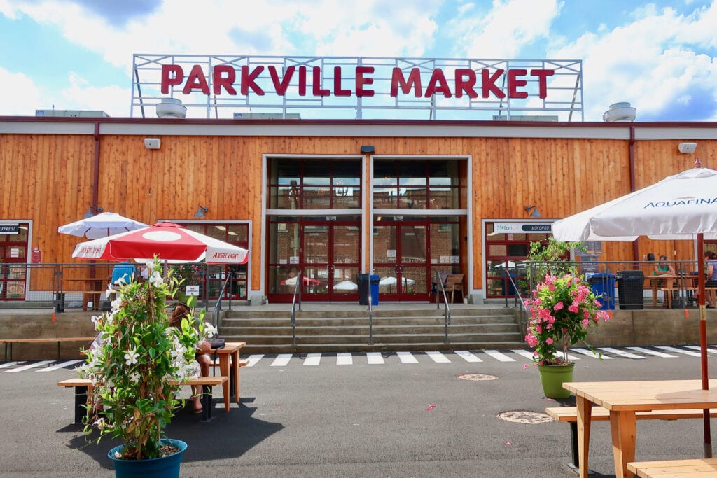 Exterior of Parkville Market