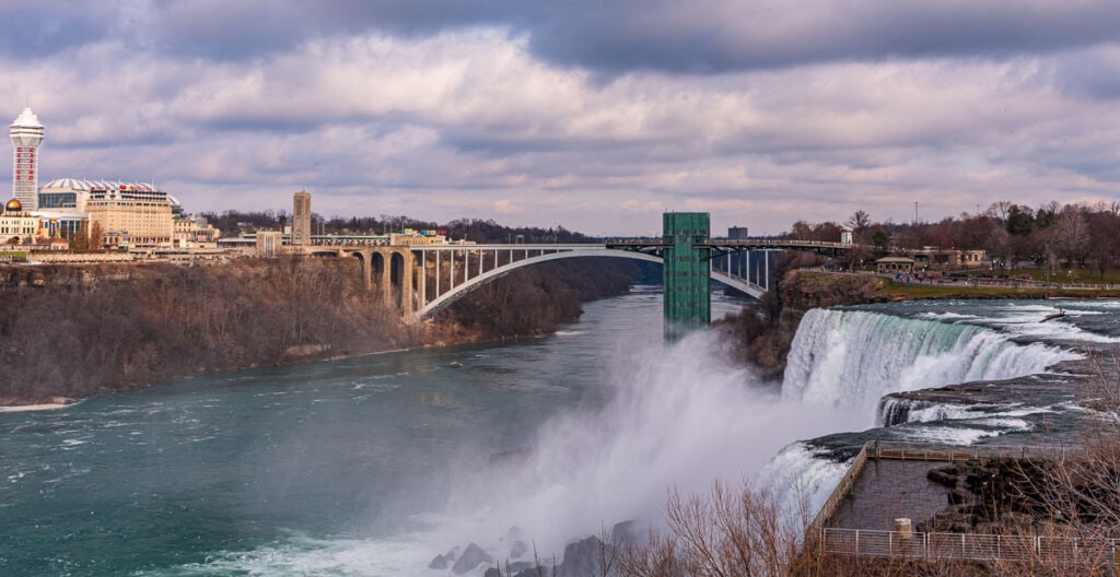 Winter at Niagara Falls Observation Tower