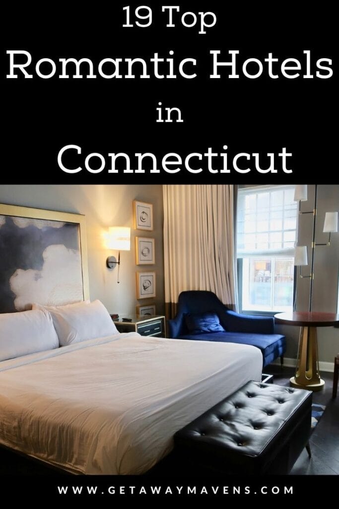 Most Romantic Hotels in Connecticut pin