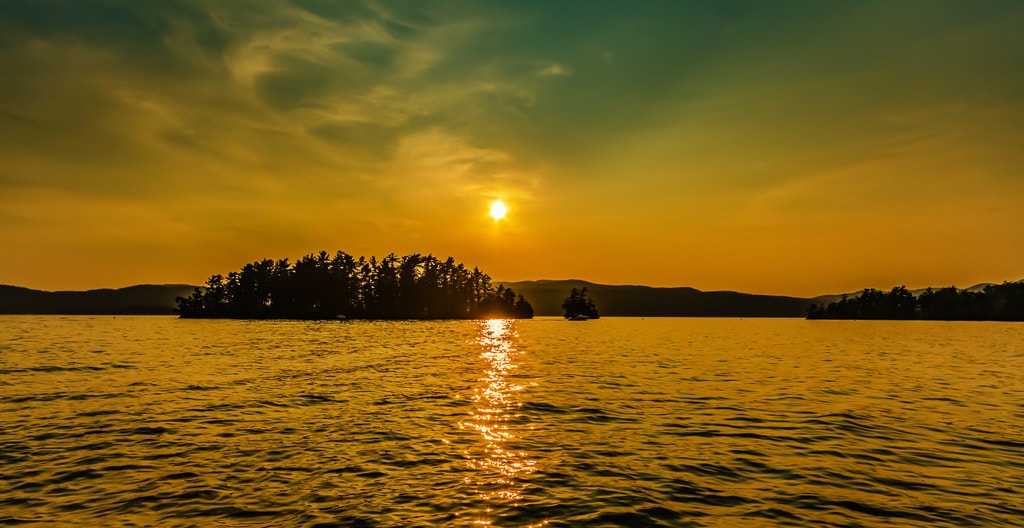 Sunset on Lake George NY