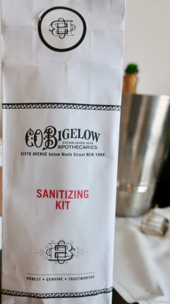 Bigelow Sanitizing Kit Langham Hotel NYC