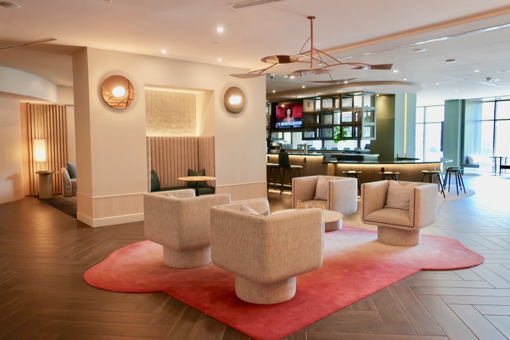 Lobby seating at The Ven Embassy Row Washington DC