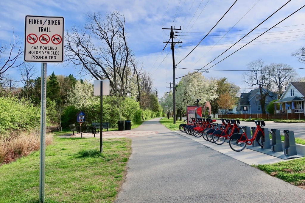 Rhode Island Avenue Trolley Rail Trail Riverdale Park MD