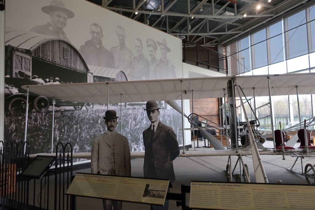 Wright Brothers exhibit College Park Aviation Museum MD