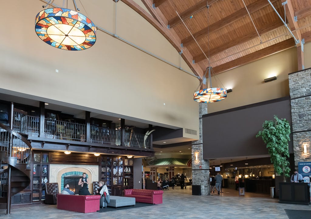 Front lobby at Camelback Resort