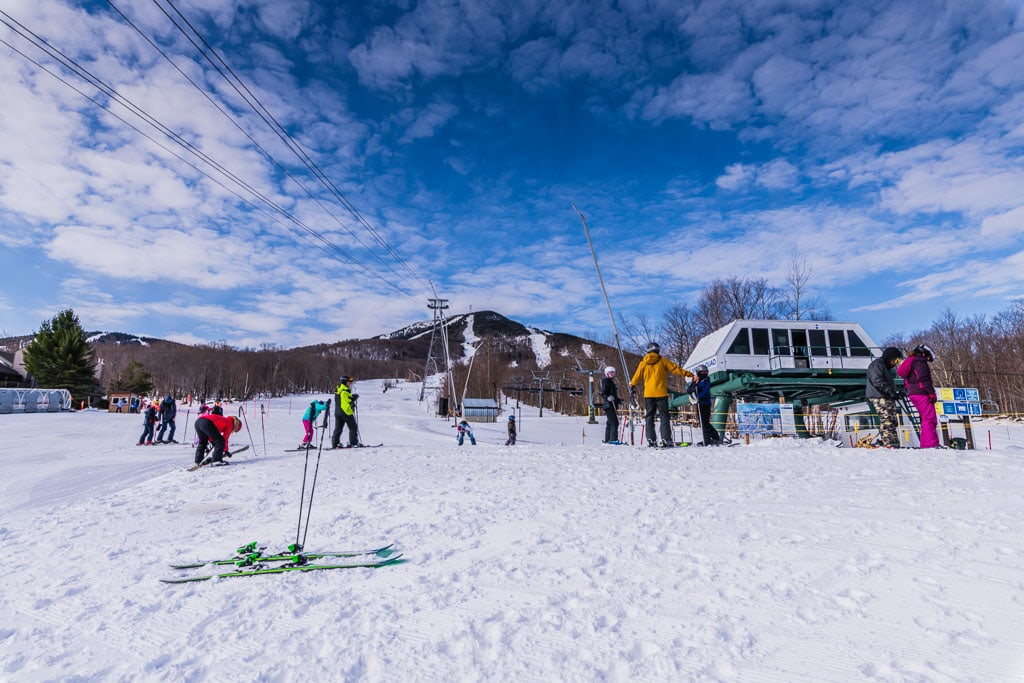 Jay Peak Metro Quad chair lift