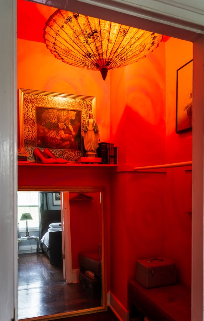 John Waters Room Dramatic closet