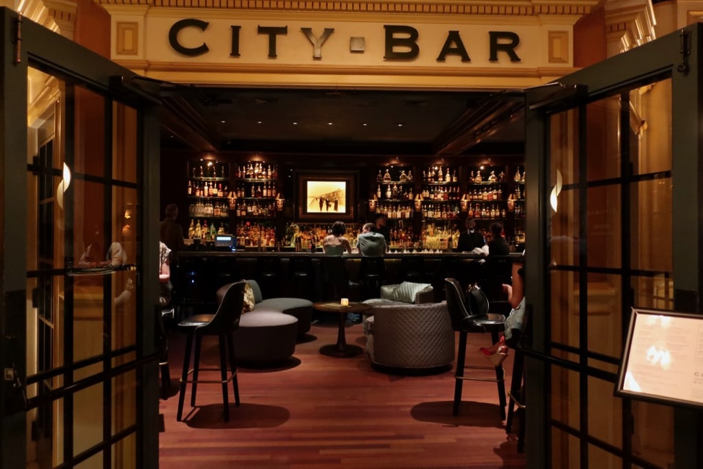 City Bar inside Lenox Hotel Boston