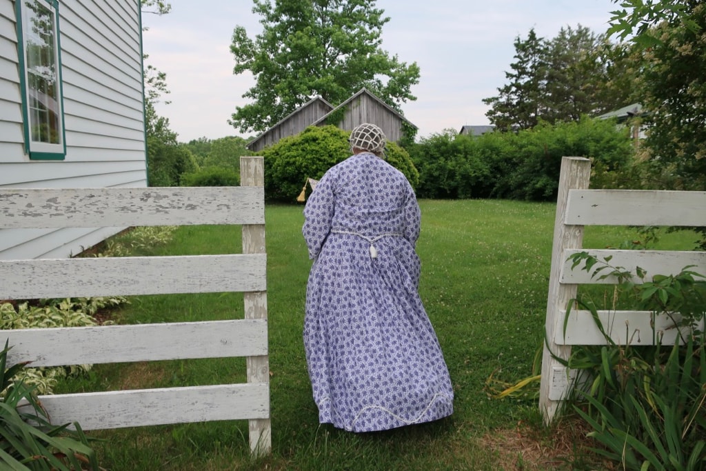 Costumed Docent at Doctor Samuel Mudd House Museum Waldorf MD