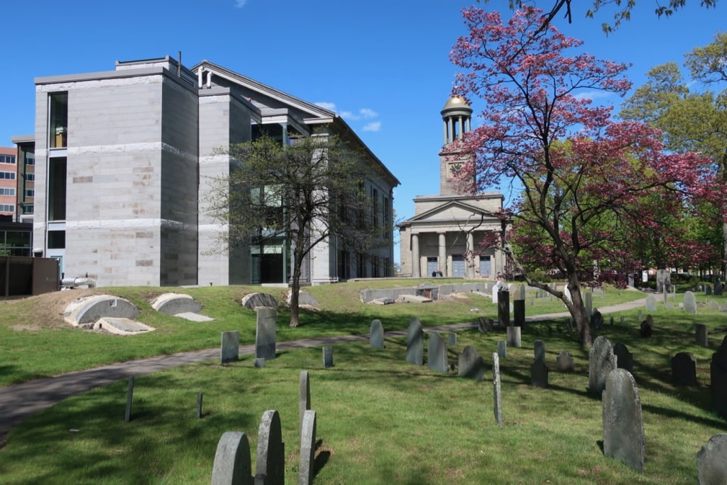 Hancock Cemetery Quincy City Hall and First Presidents Church Quincy MA