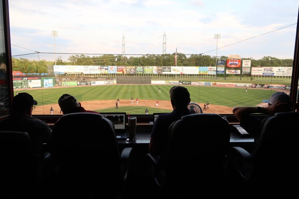 MLB reps watching Southern MD Blue Crab Game