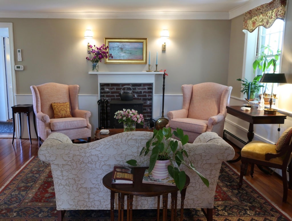 Front parlor Candleberry Inn Cape Cod MA