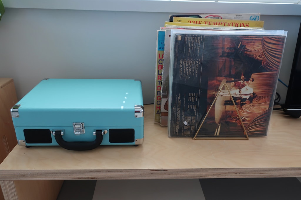 Vinyl records in guest rooms The Asbury Hotel NJ