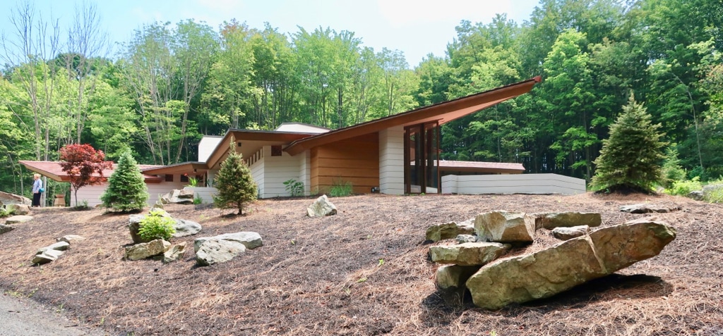 Mäntylä full exterior FLW home at Polymath Park PA