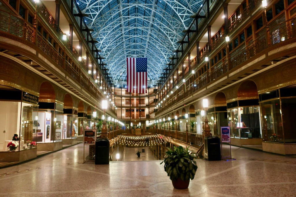 Victorian Arcade now Hyatt Regency Hotel Cleveland OH