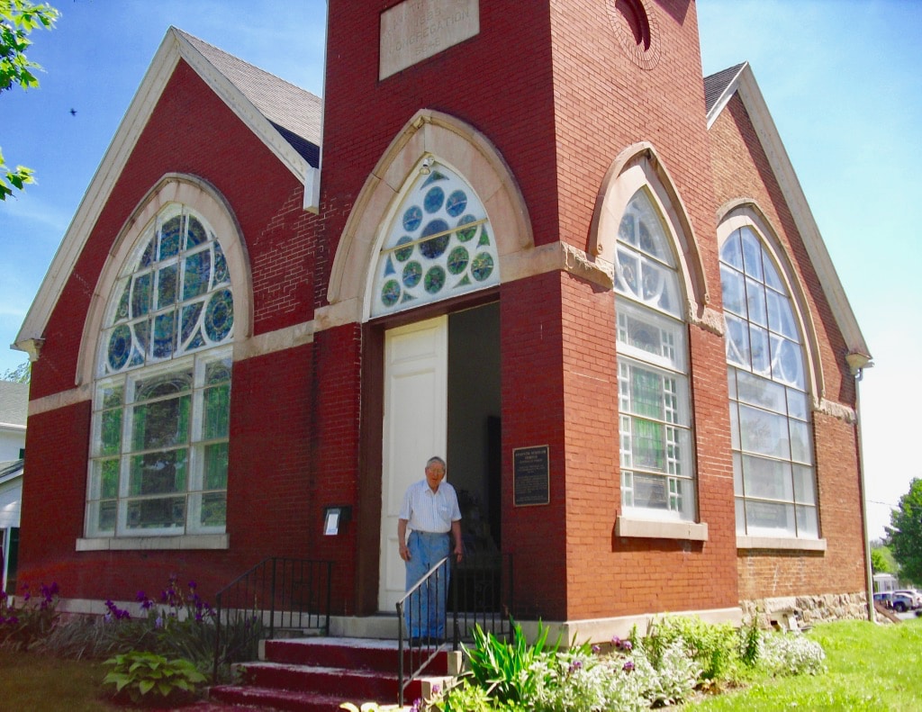 Ahavath Shalom Temple now a private home in Ligonier IN