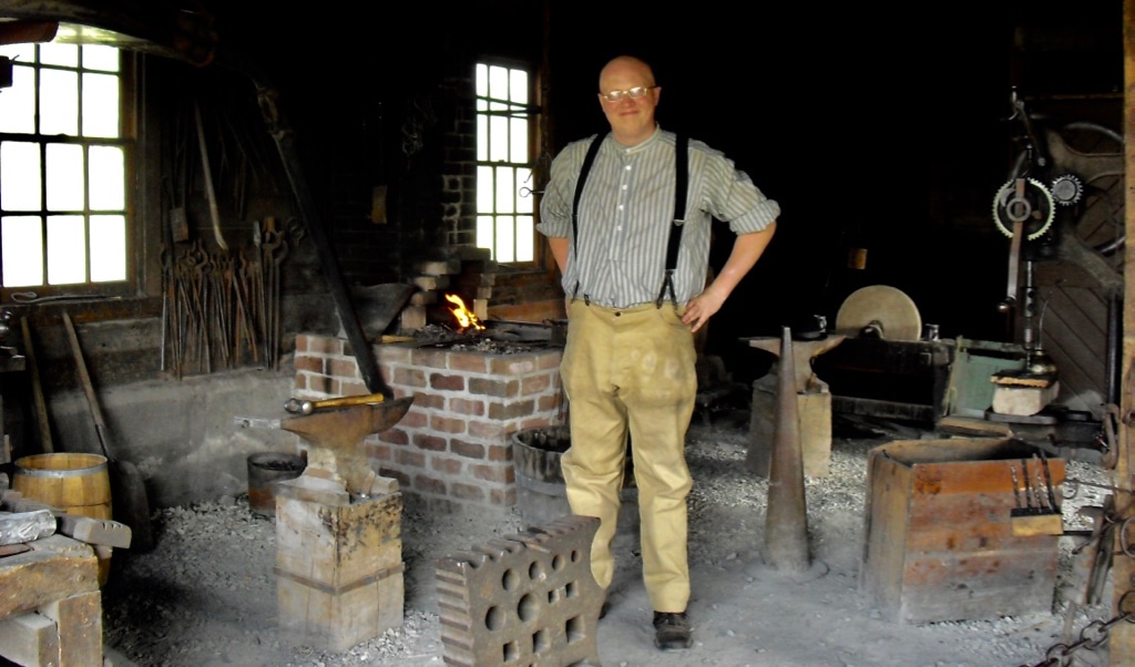 Town Blacksmith at Living History Farms Urbandale IA