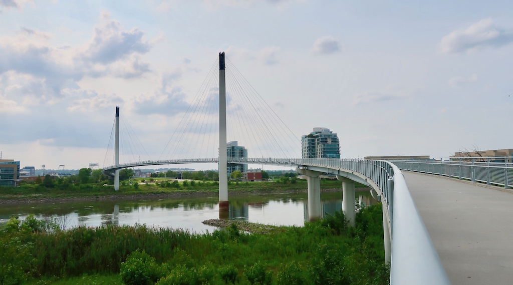 Bob Kerrey Pedestrian Bridge Nebraska to Iowa