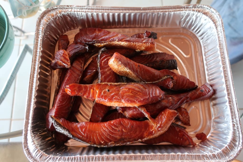 Candied Salmon from Southold Fish Market North Fork LI NY