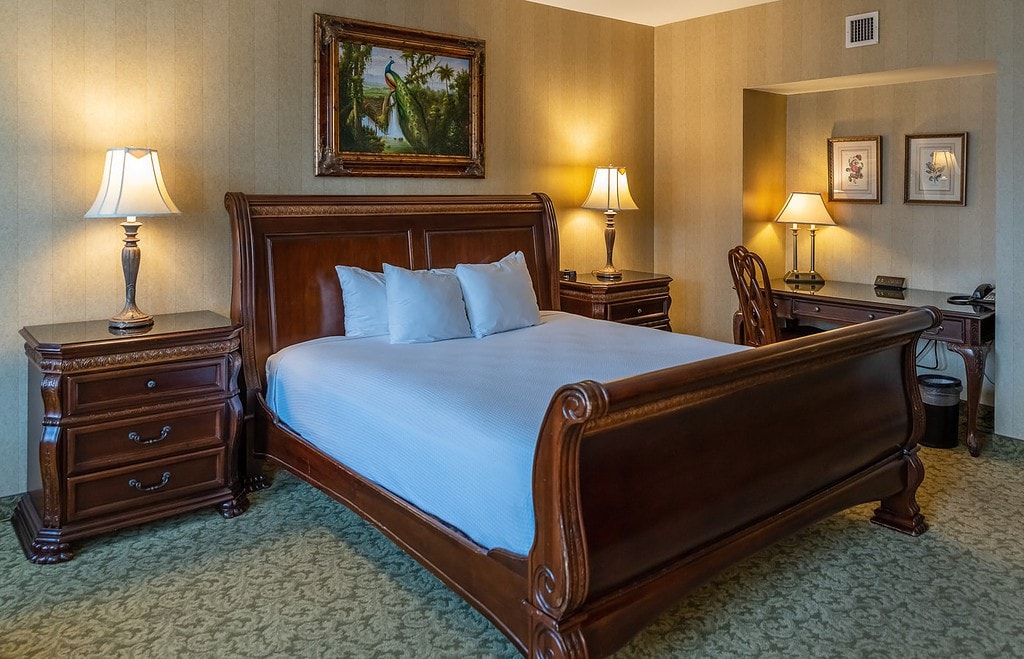 Guest room at Carnegie Hotel