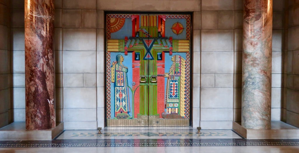 Chamber door Nebraska Capitol Building Lincoln NE