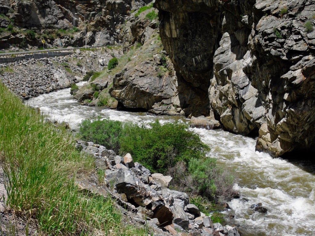 Clear Creek Canyon drive Golden to Idaho Springs CO