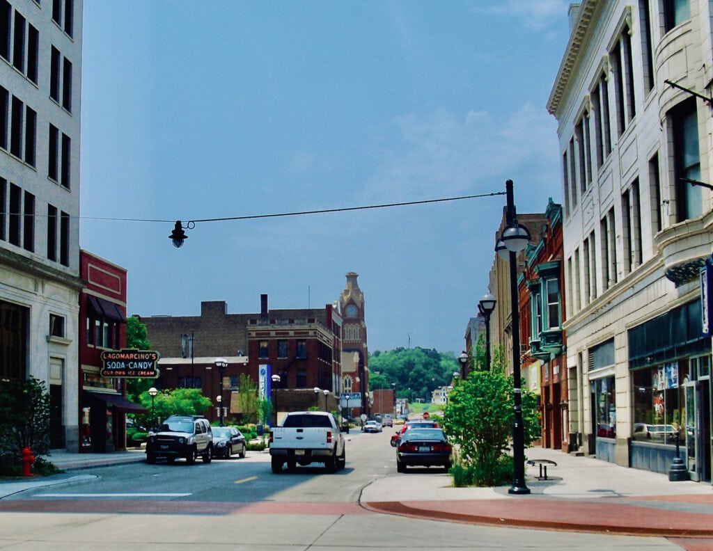 Downtown Moline IL in June 2011
